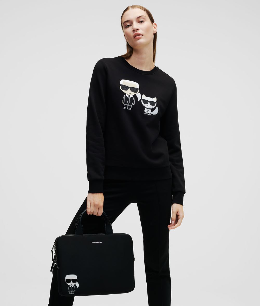 KARL LAGERFELD Karl & Choupette Ikonik Sweatshirt Sweatshirt Damen f