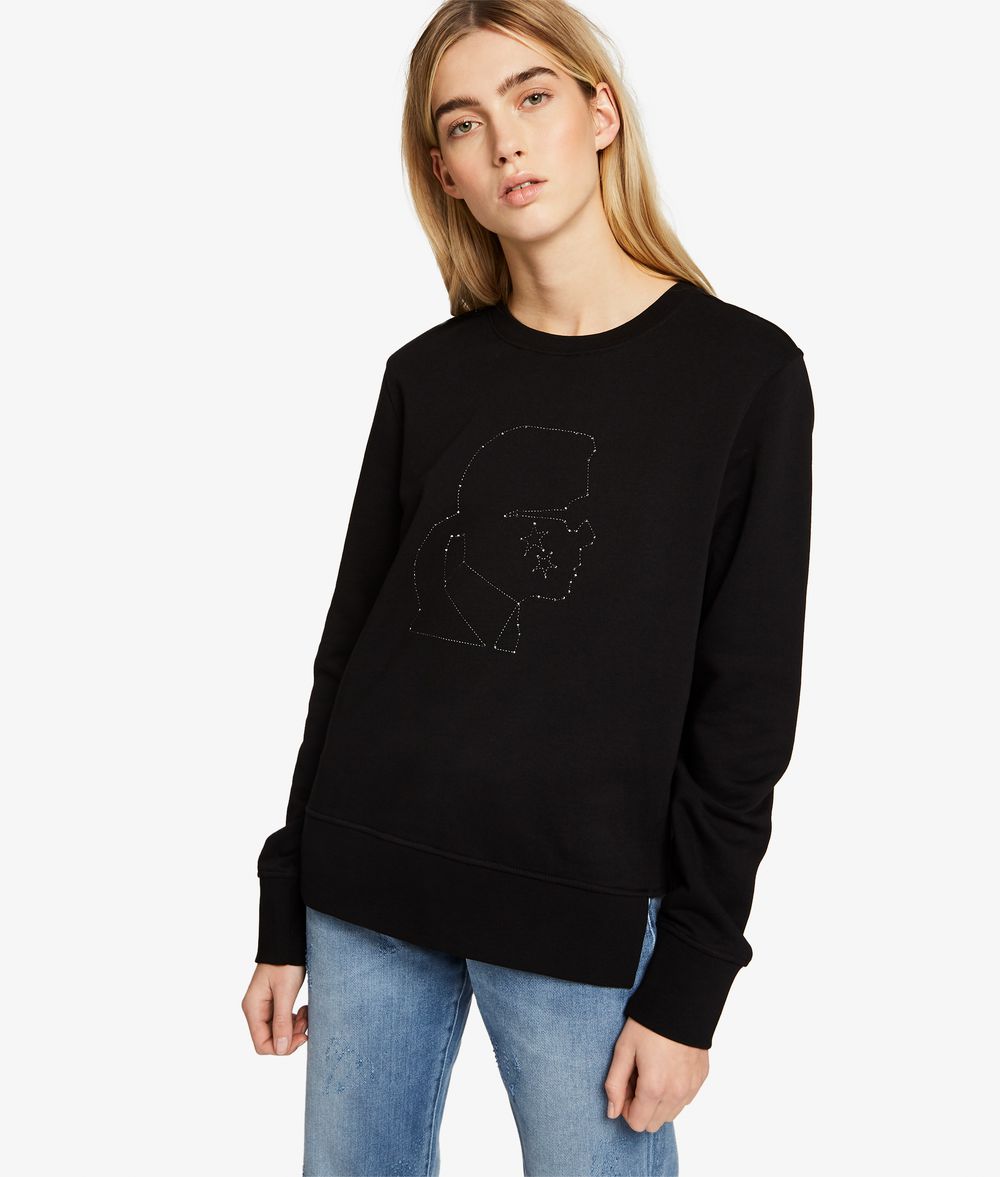 KARL LAGERFELD Sweatshirt Karl mit Sternkonstellationen Sweatshirt Damen f
