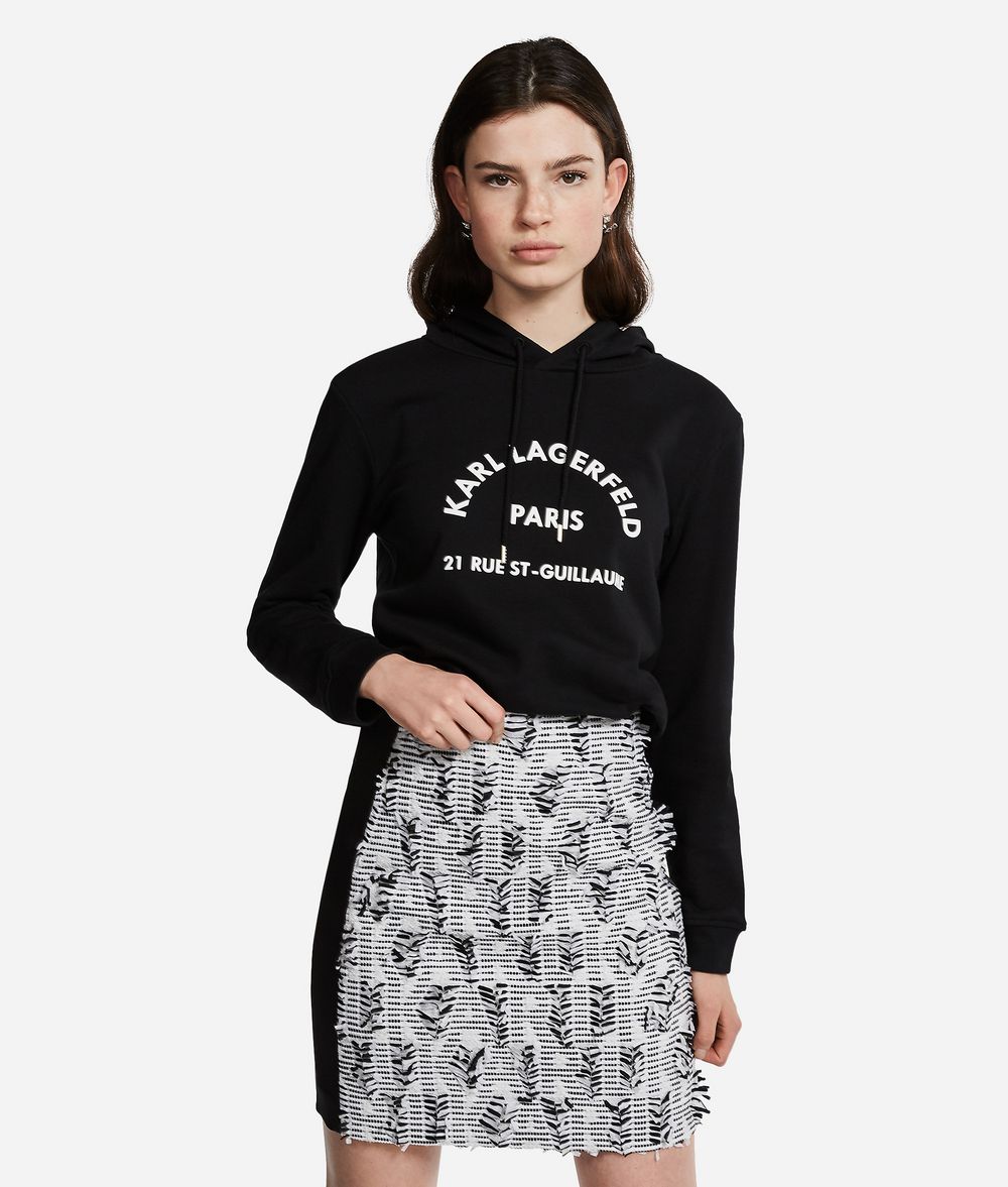 KARL LAGERFELD KL Logo Hoody Sweatshirt Damen f