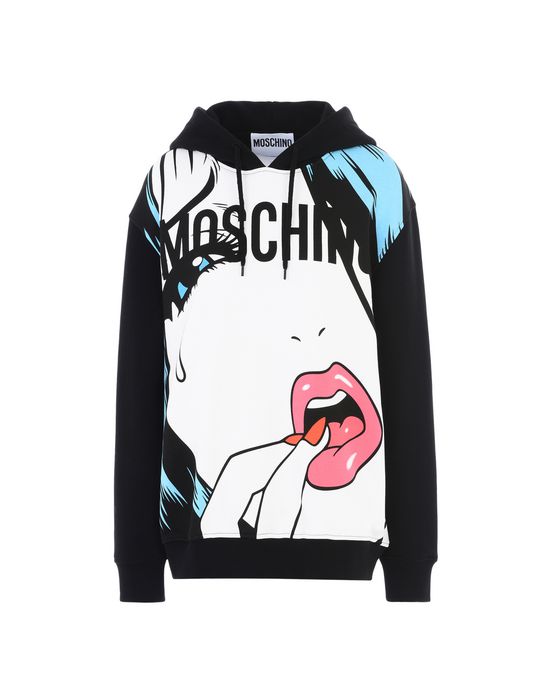 Hooded sweatshirt Woman MOSCHINO Hooded sweatshirt Woman MOSCHINO