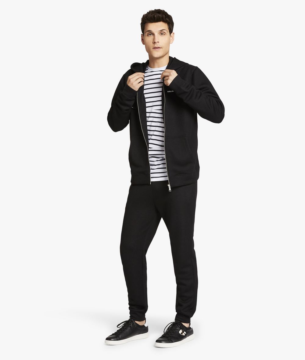 KARL LAGERFELD Karls Unisex-Hoodie mit Reißverschluss Sweatshirt E d