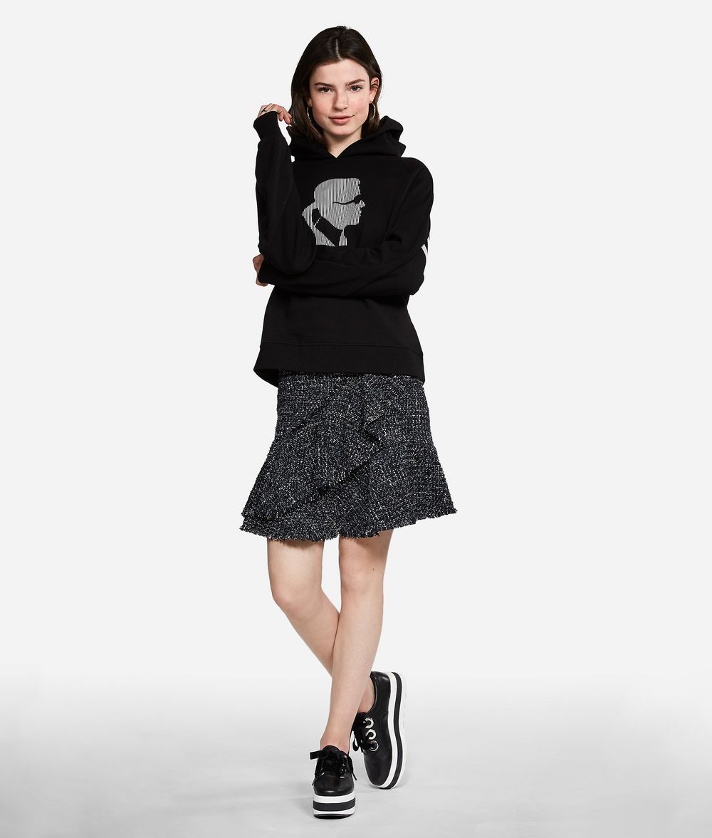KARL LAGERFELD K/Ikonik Hoodie mit Print Sweatshirt Damen f