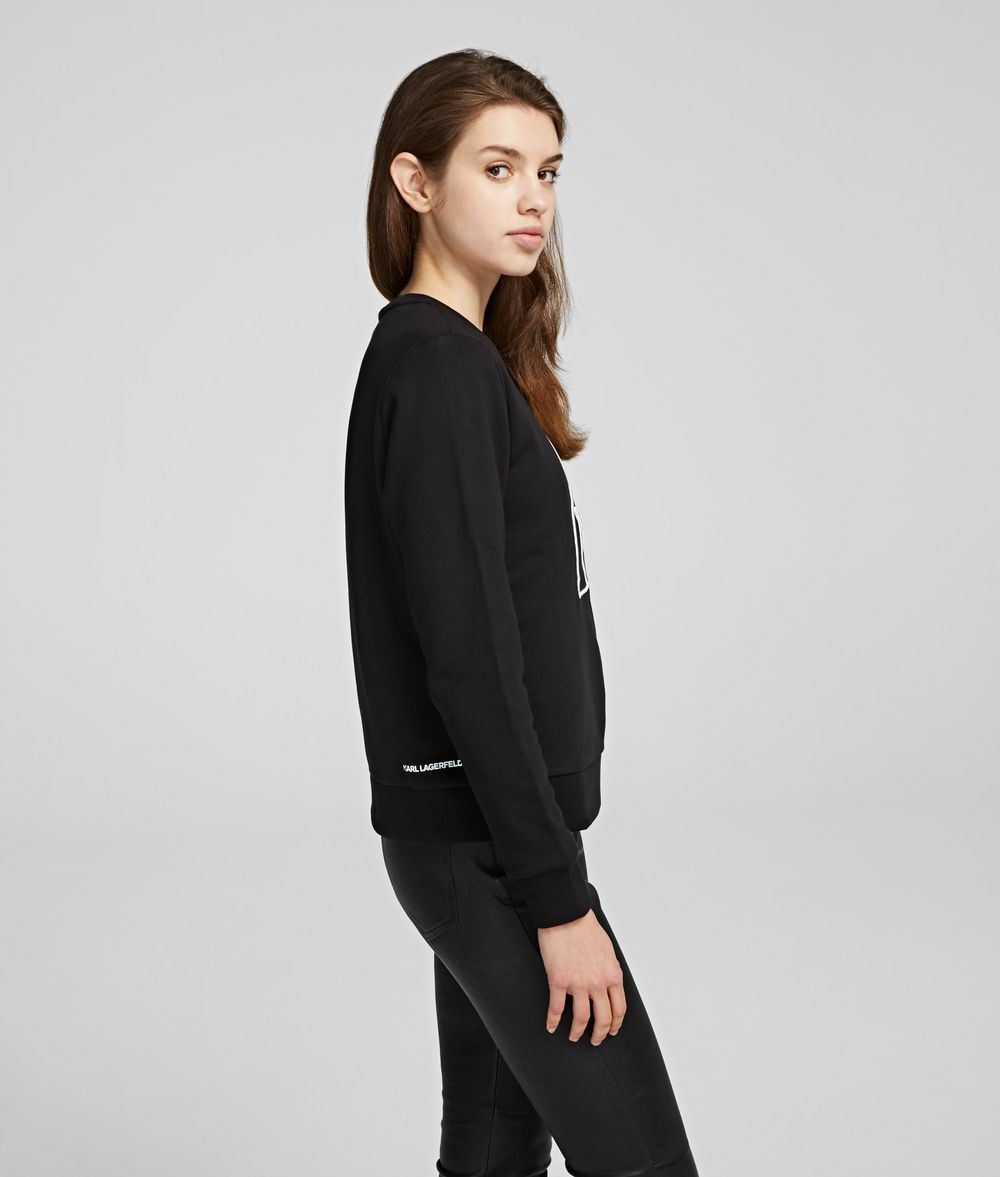KARL LAGERFELD K/Ikonik Sweatshirt mit Stickerei Sweatshirt Damen d