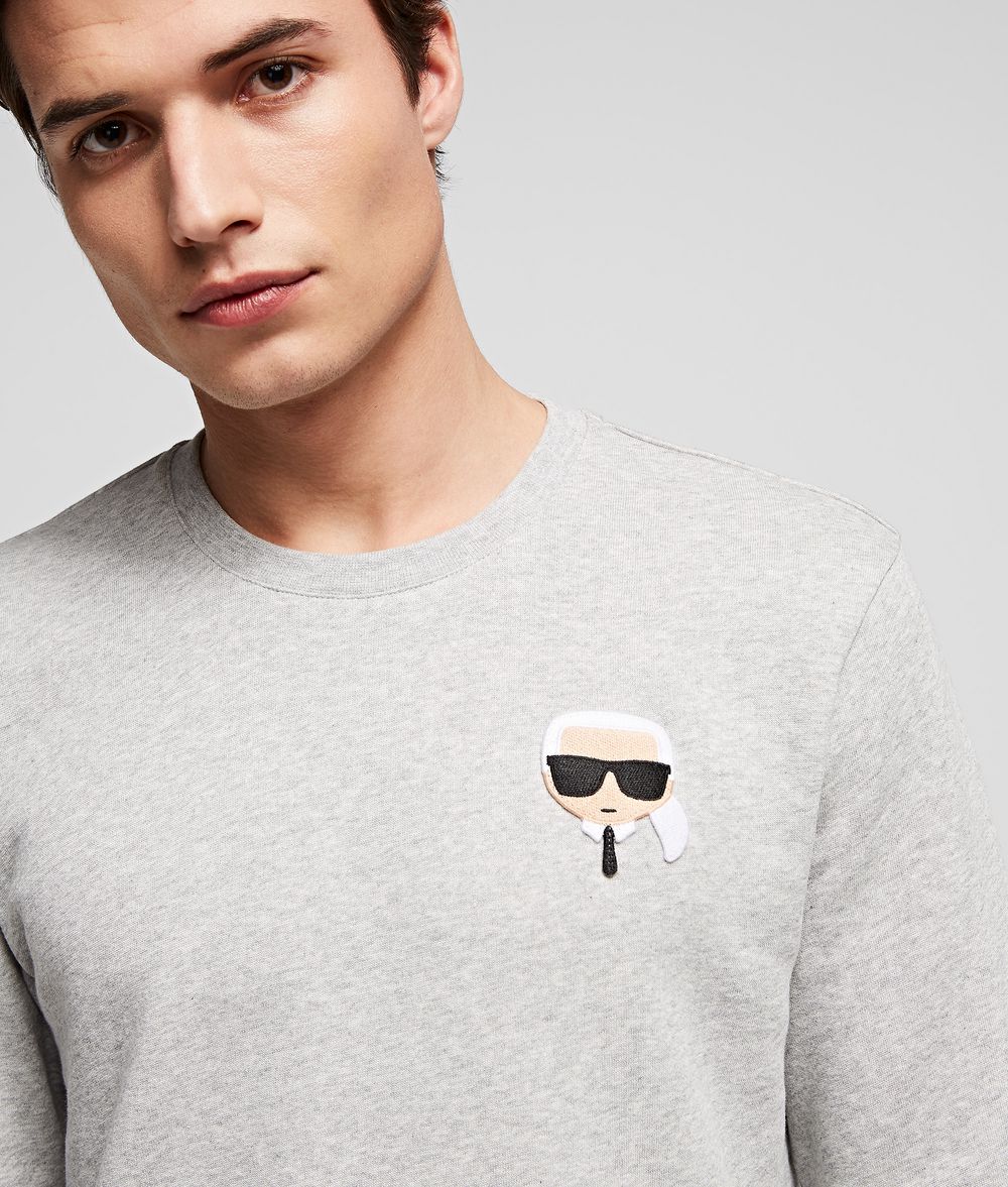 KARL LAGERFELD Sweatshirt mit Applikation
Karls Signature-Look Sweatshirt Herren d