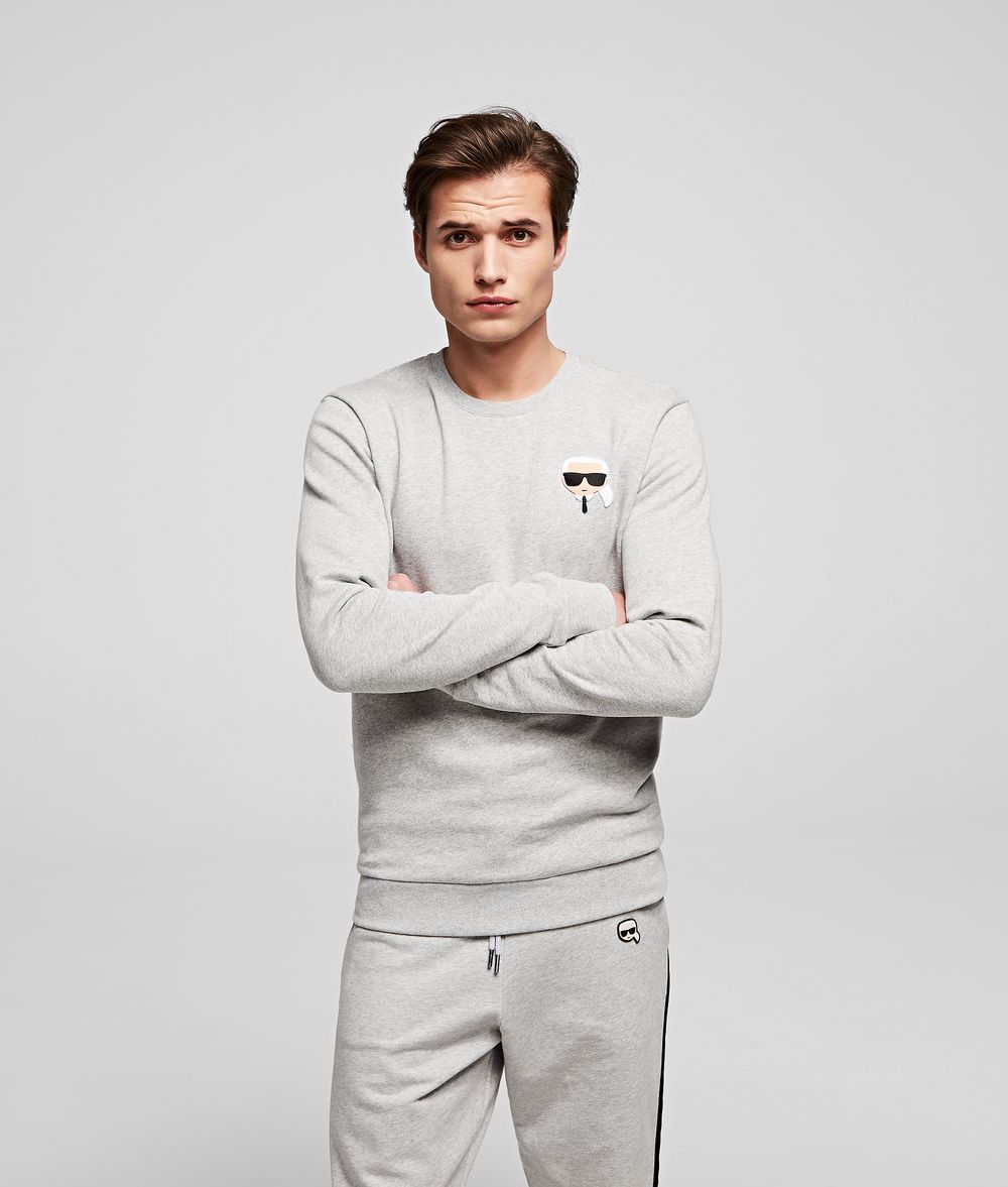 KARL LAGERFELD Sweatshirt mit Applikation
Karls Signature-Look Sweatshirt Herren f