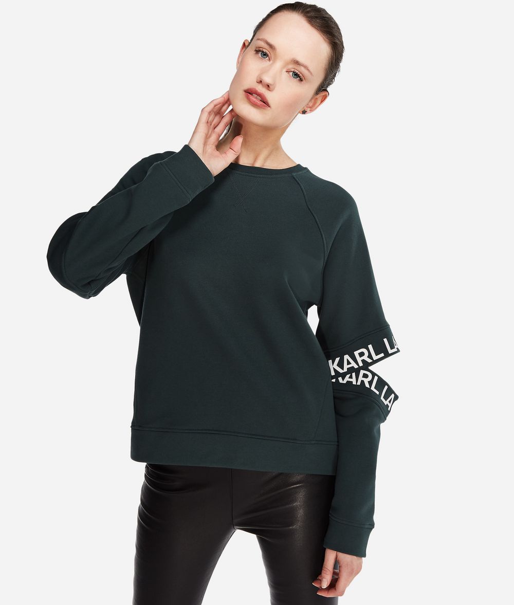 KARL LAGERFELD Sweatshirt mit Cut-out am Ärmel Sweatshirt Damen f