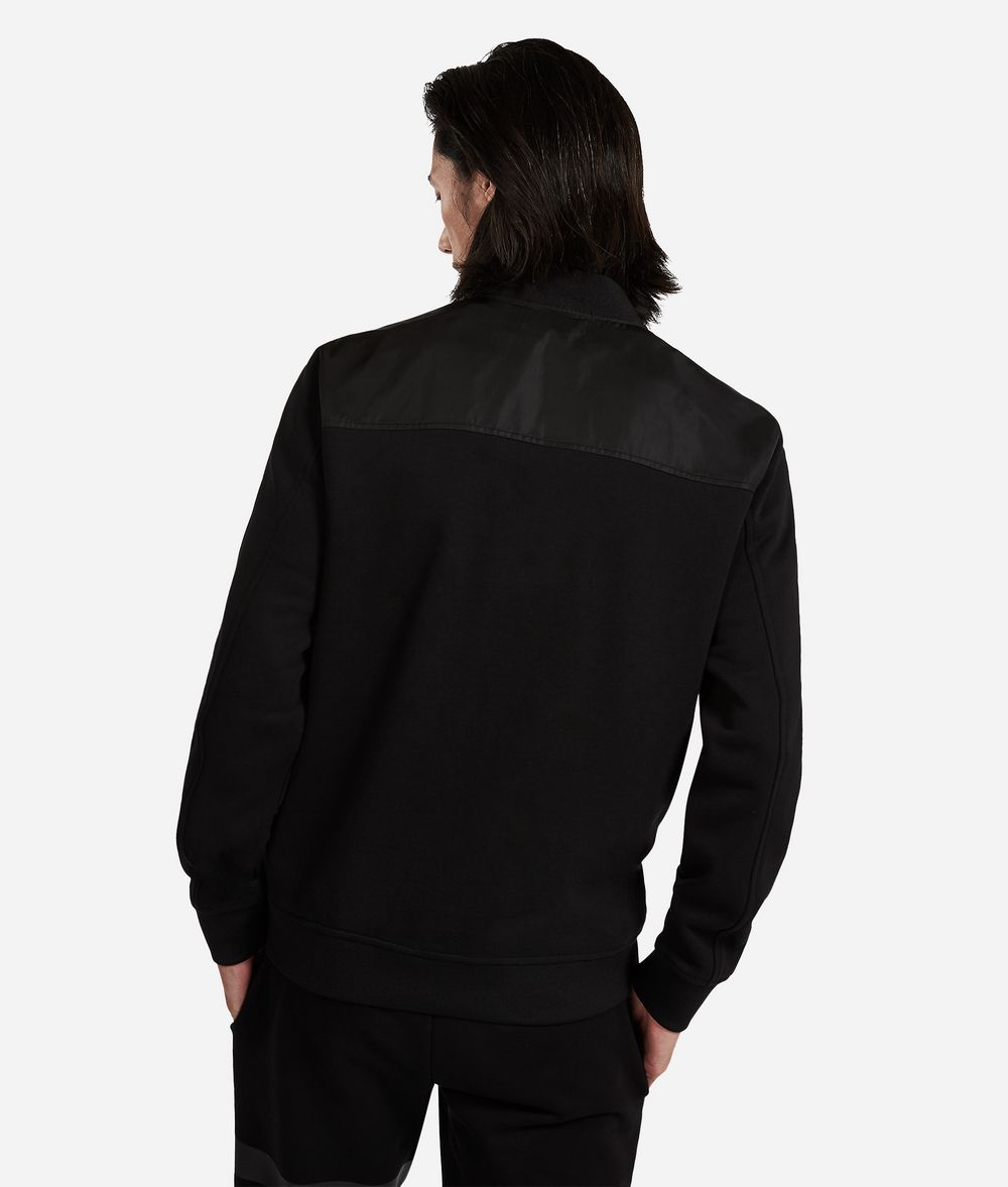 KARL LAGERFELD Jersey Bomber Jacket Sweatshirt Man d
