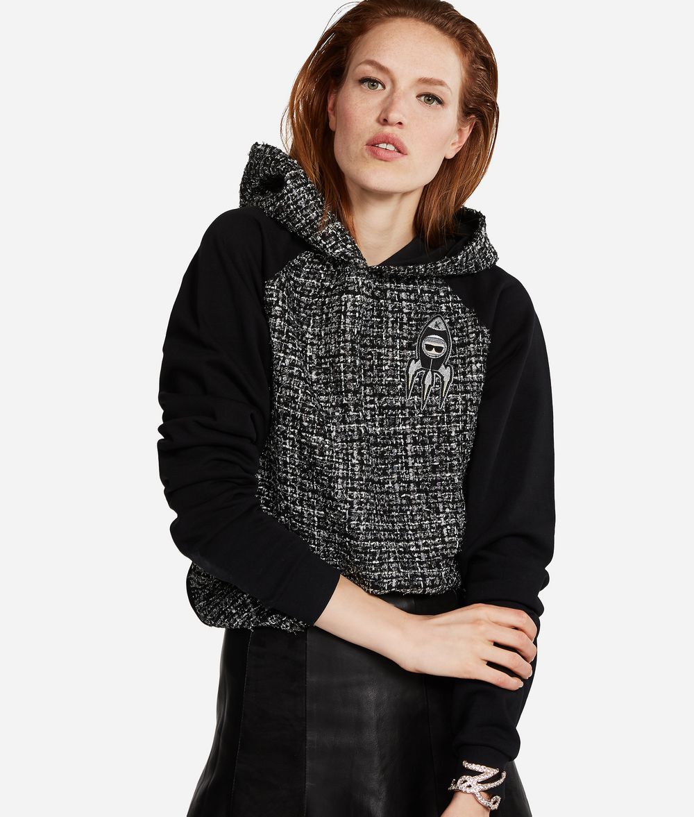 KARL LAGERFELD Karl Space Hoodie Sweatshirt Damen f