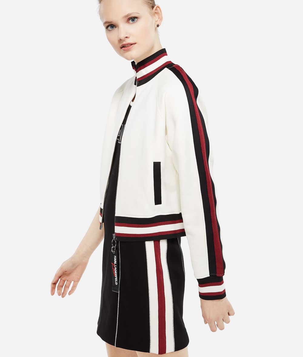 KARL LAGERFELD Karl x Kaia Sweatjacke mit Reißverschluss Sweatshirt Damen d