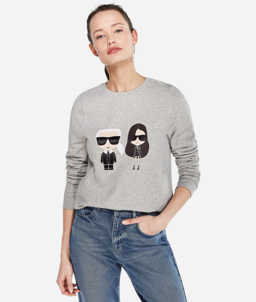 KARL LAGERFELD Karl x Kaia Ikonik Sweatshirt Sweatshirt Damen f