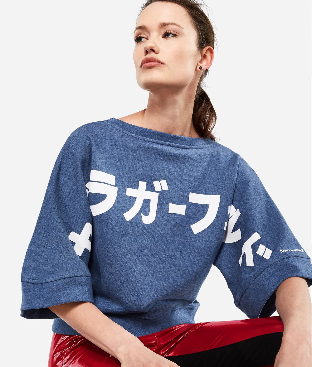 KARL LAGERFELD K/Tokyo Kimono-Pullover Sweatshirt Damen f