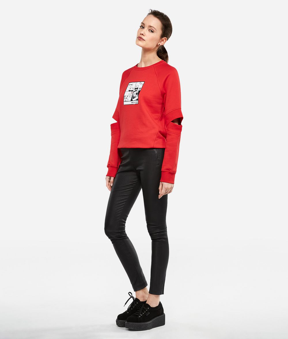 KARL LAGERFELD K/Tokyo Cut-Out Sweatshirt Sweatshirt Woman d