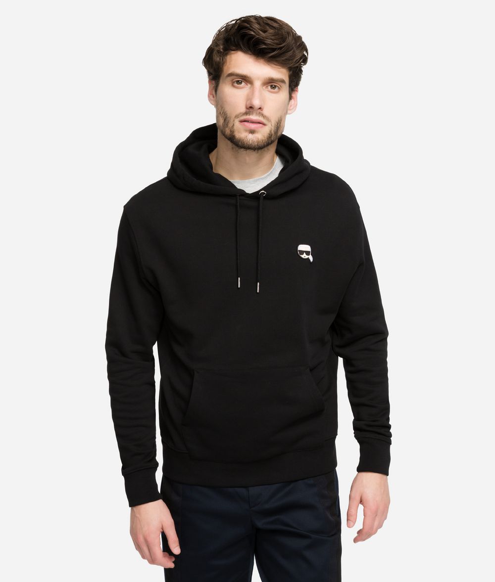 KARL LAGERFELD K/Ikonik Hoodie mit Applikation Sweatshirt Herren f