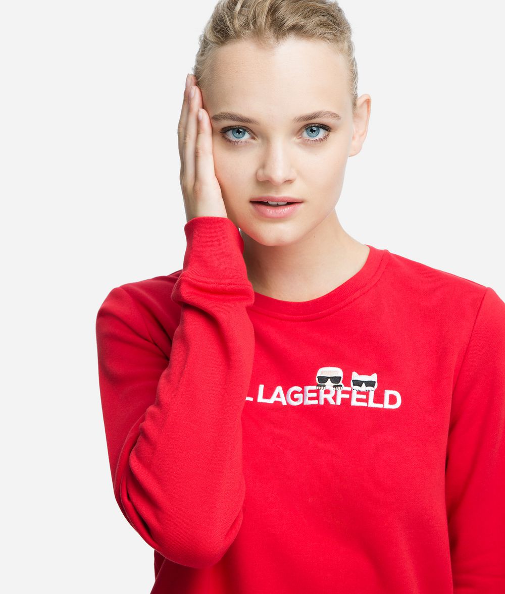 KARL LAGERFELD K/Ikonik Logo-Sweatshirt Sweatshirt Damen d