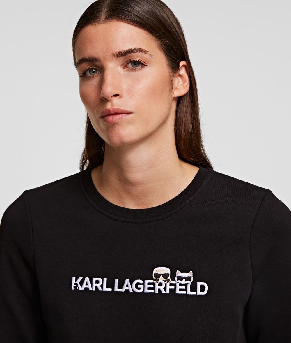 KARL LAGERFELD K/Ikonik Logo Sweatshirt Sweatshirt Woman d