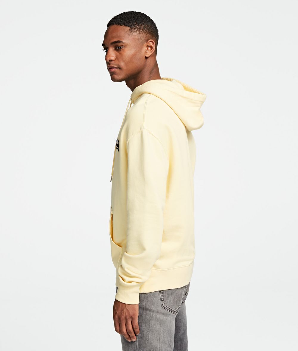 KARL LAGERFELD K/Ikonik Patch Hoodie Sweatshirt Man d
