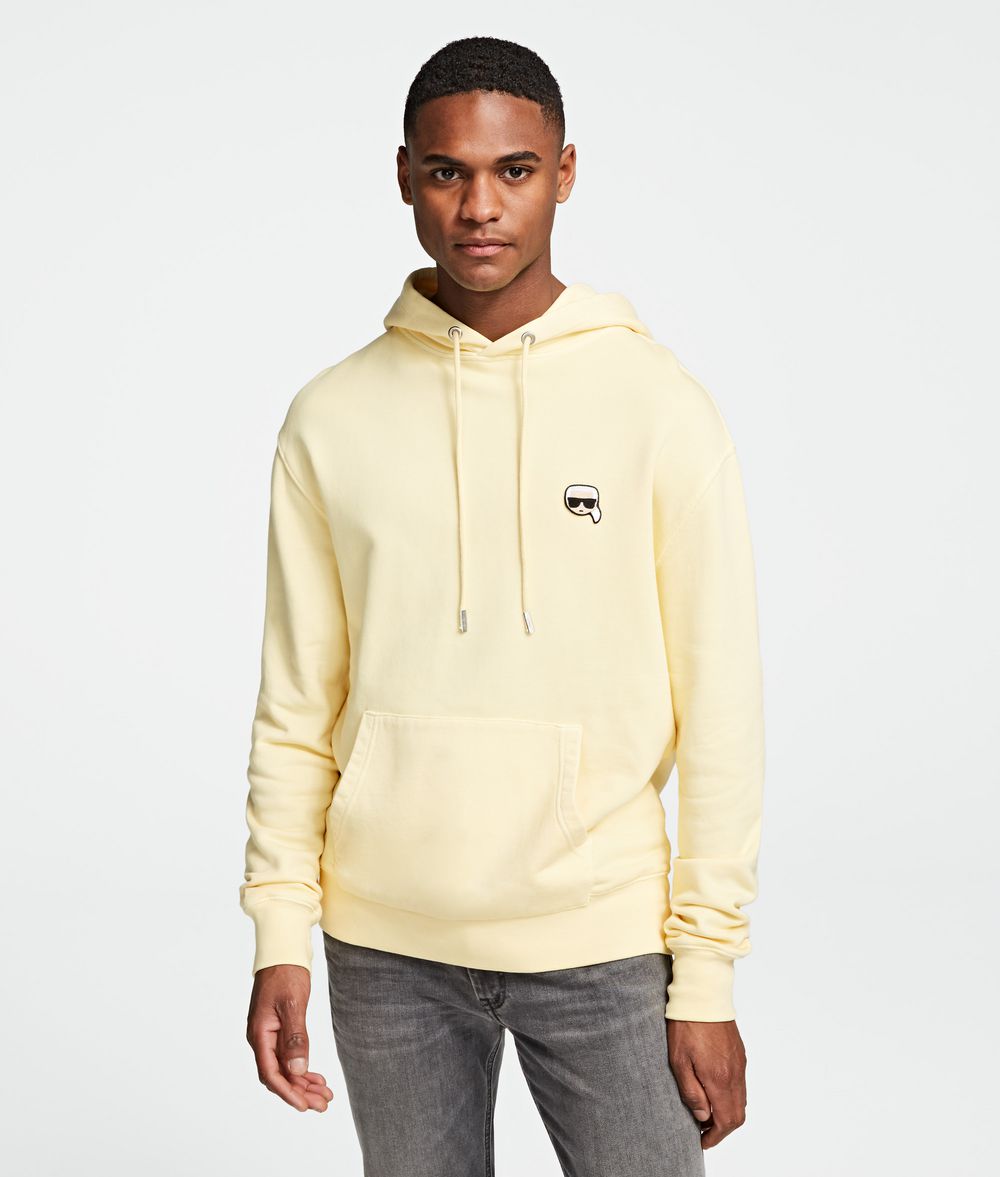 KARL LAGERFELD K/Ikonik Patch Hoodie Sweatshirt Man f
