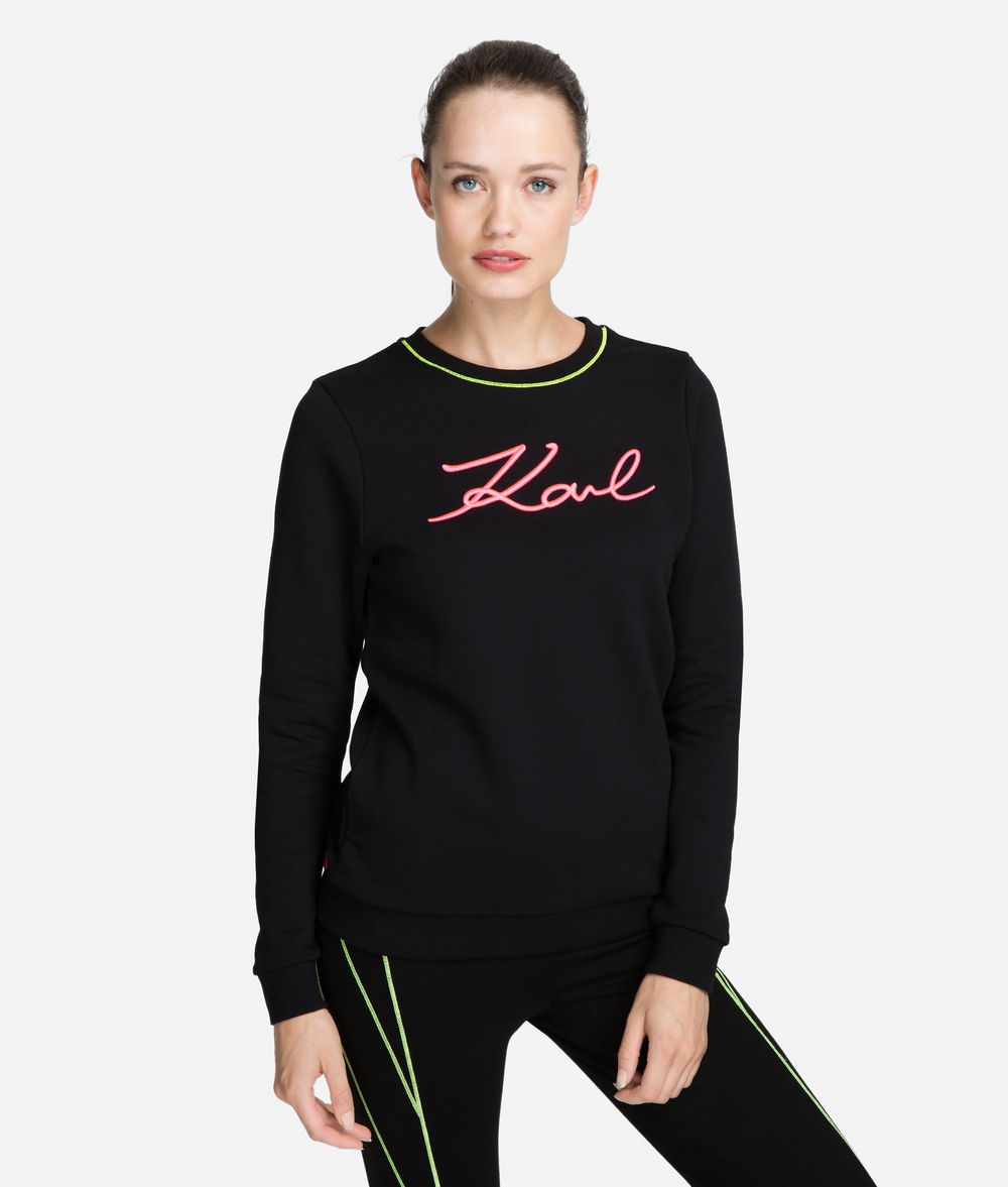 KARL LAGERFELD K/Neon Lights Sweatshirt Sweatshirt Woman f