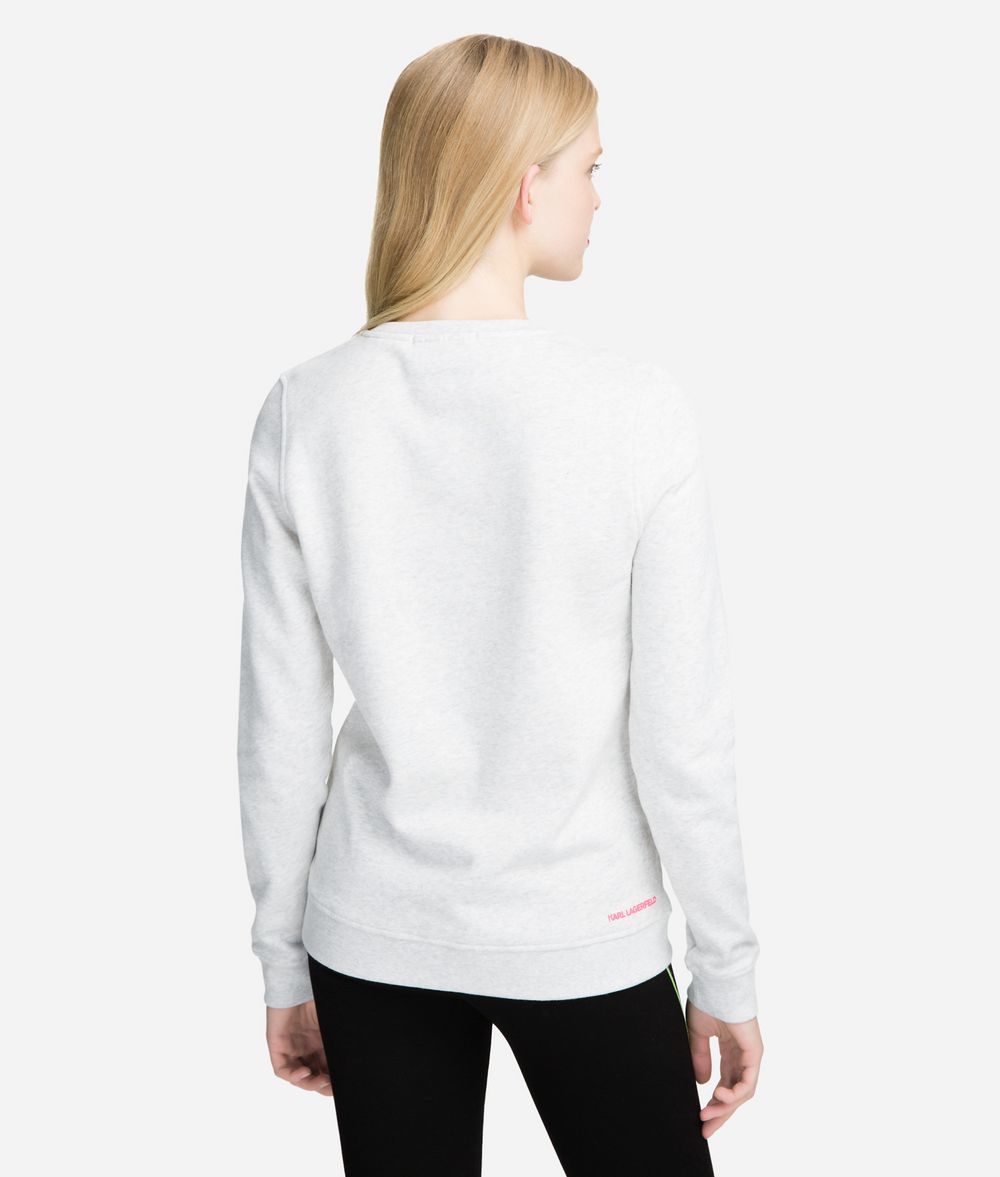 KARL LAGERFELD Karl Neon Logo Sweatshirt Sweatshirt Woman d