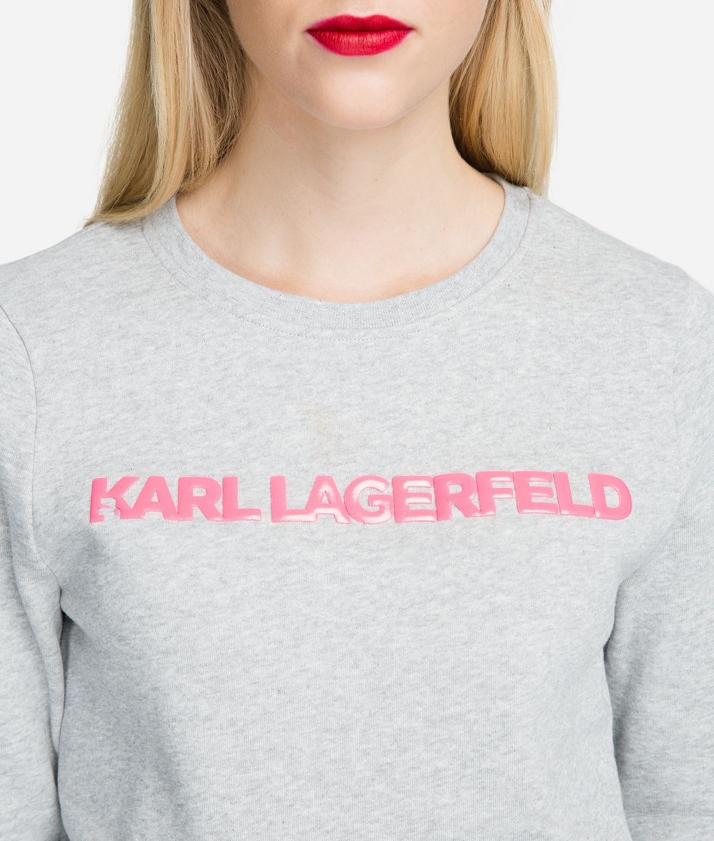 KARL LAGERFELD Neon Lights Logo Sweatshirt Sweatshirt Woman d