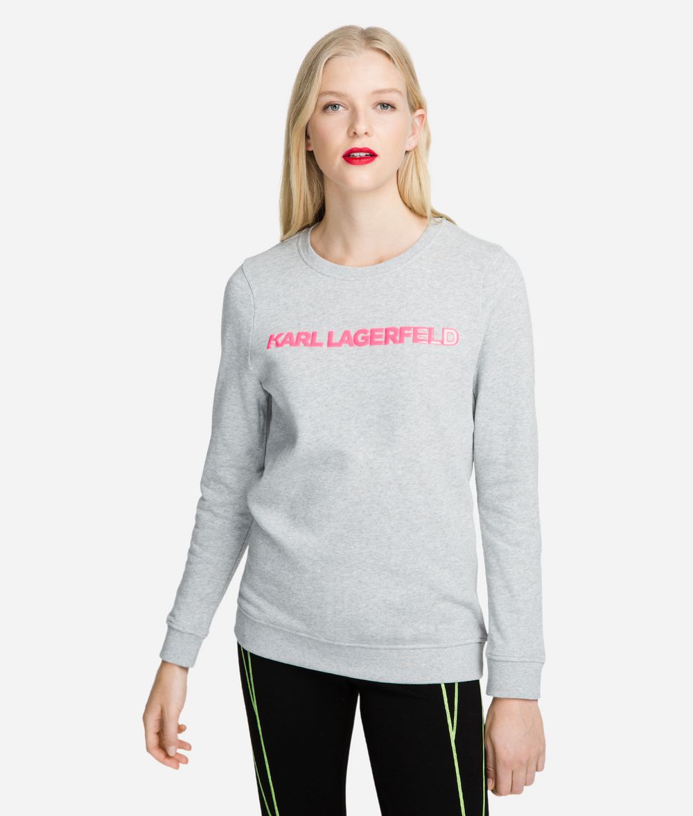 KARL LAGERFELD Neon Lights Logo Sweatshirt Sweatshirt Woman f