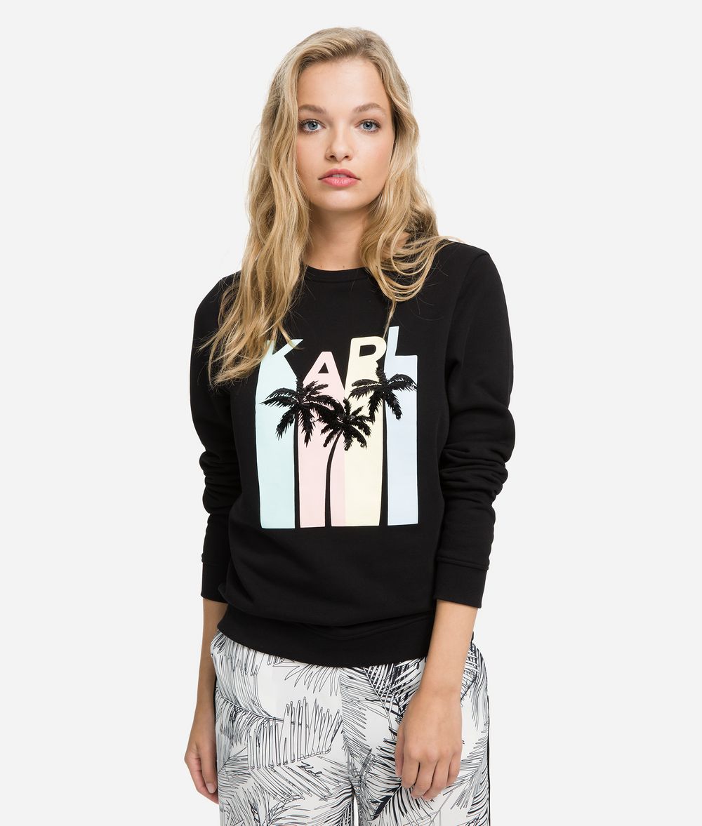 KARL LAGERFELD K/Karlifornia Logo Sweatshirt Sweatshirt Woman f