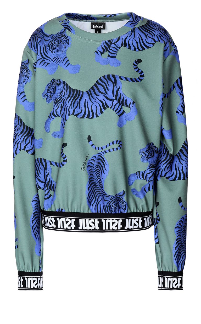 just cavalli tiger sweatshirt