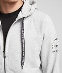 KARL LAGERFELD RUE ST GUILLAUME ZIP-THROUGH HOODIE