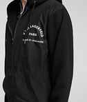 KARL LAGERFELD RUE ST GUILLAUME ZIP HOODIE