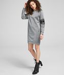 KARL LAGERFELD CUT-OUT SLEEVE SWEATDRESS