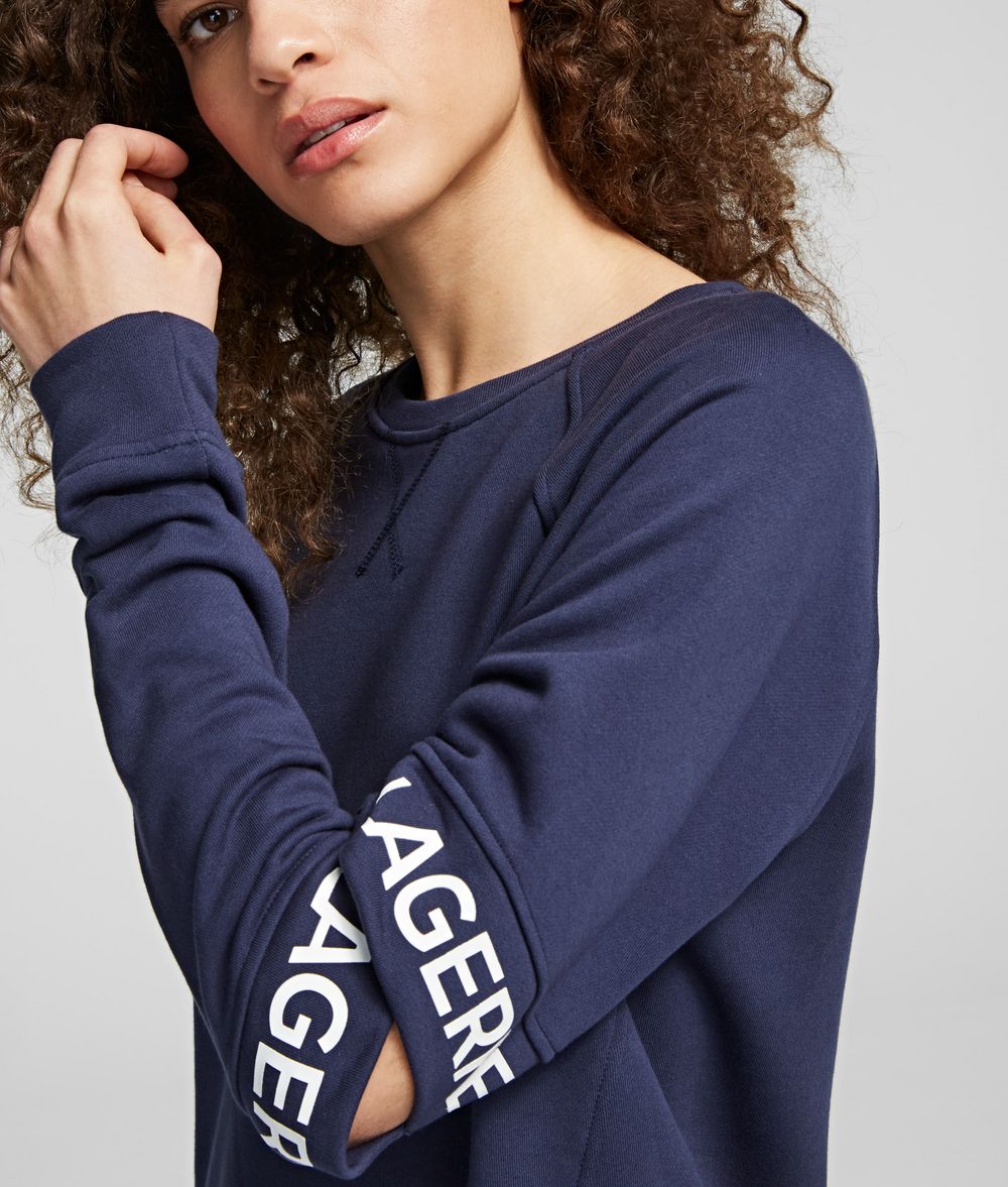 KARL LAGERFELD Cutout Sleeve Sweatshirt Sweatshirt Woman d