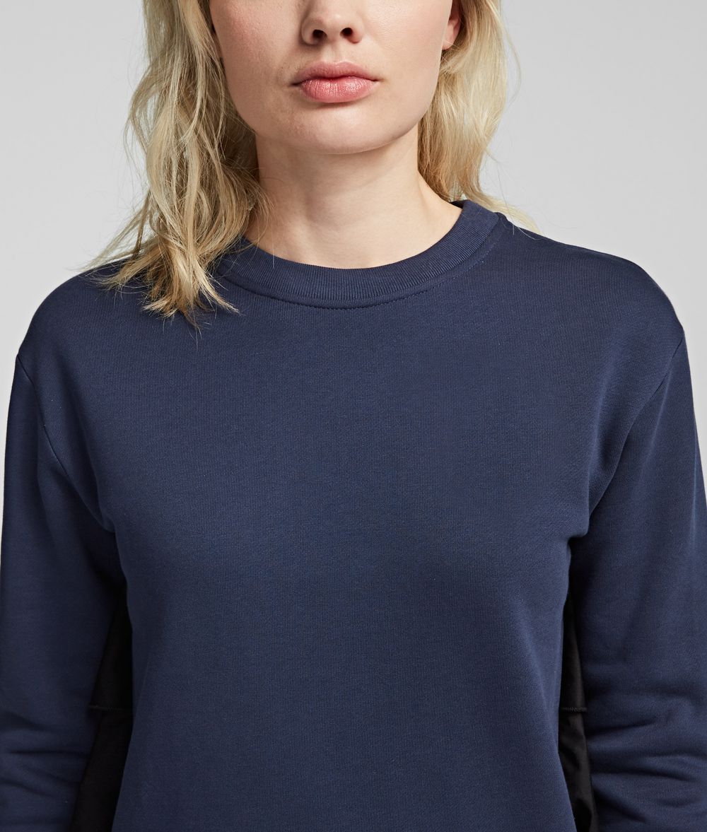 KARL LAGERFELD Fabric Mix Sweatshirt Sweatshirt Woman d