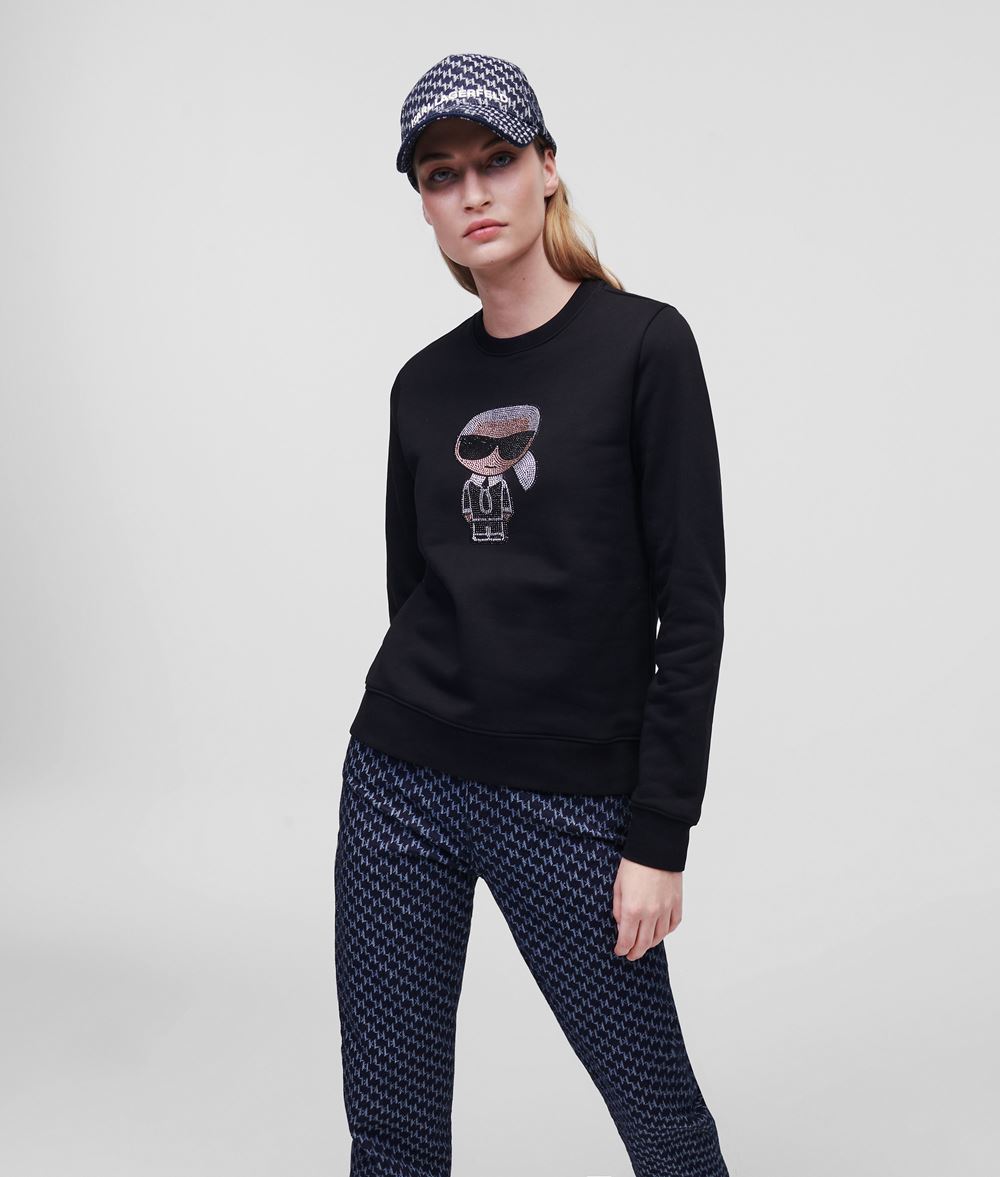 KARL LAGERFELD Sudadera strass K/Ikonik Sweatshirt Woman f