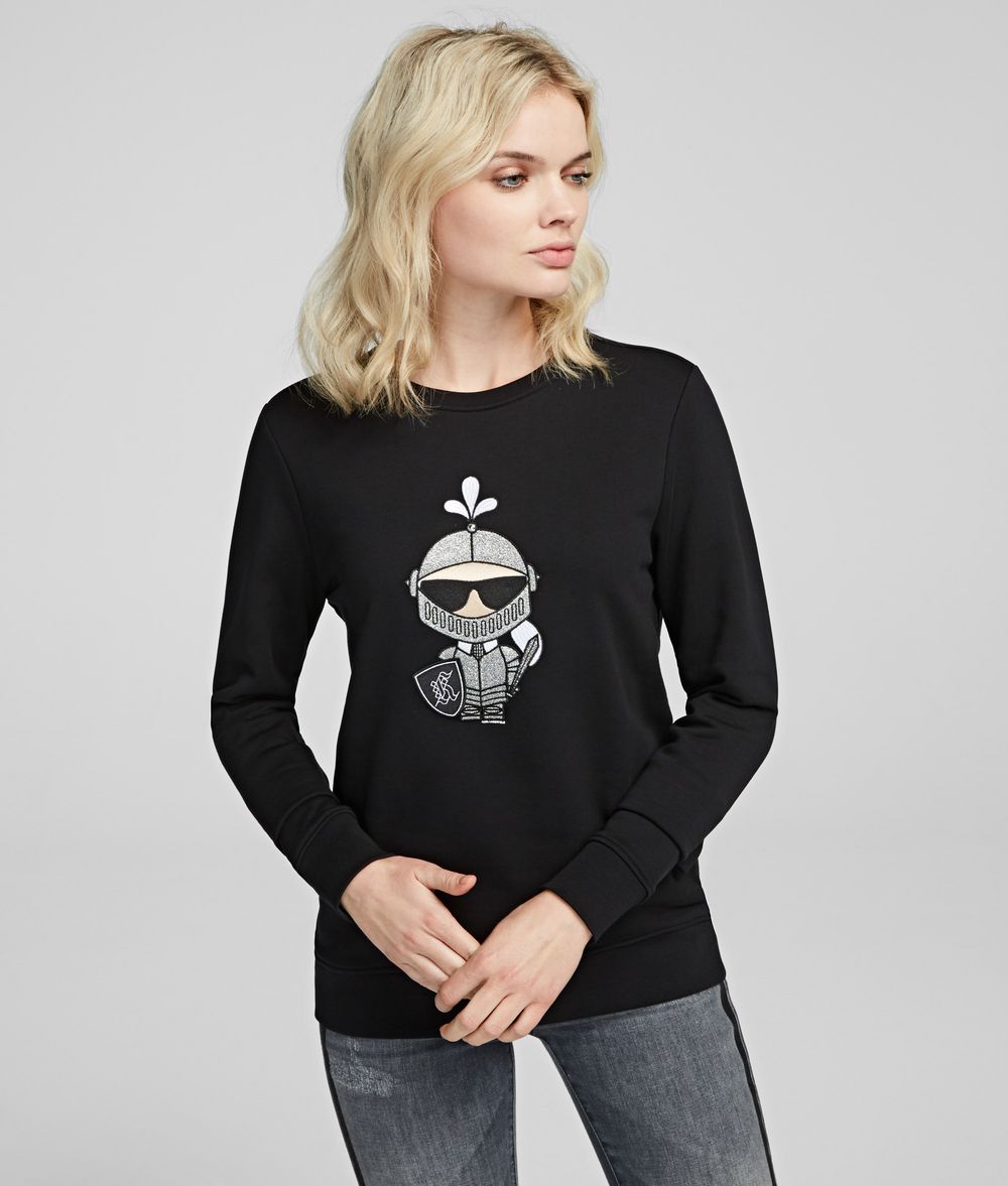 KARL LAGERFELD Karl's Treasure Knight Sweatshirt Sweatshirt Woman f