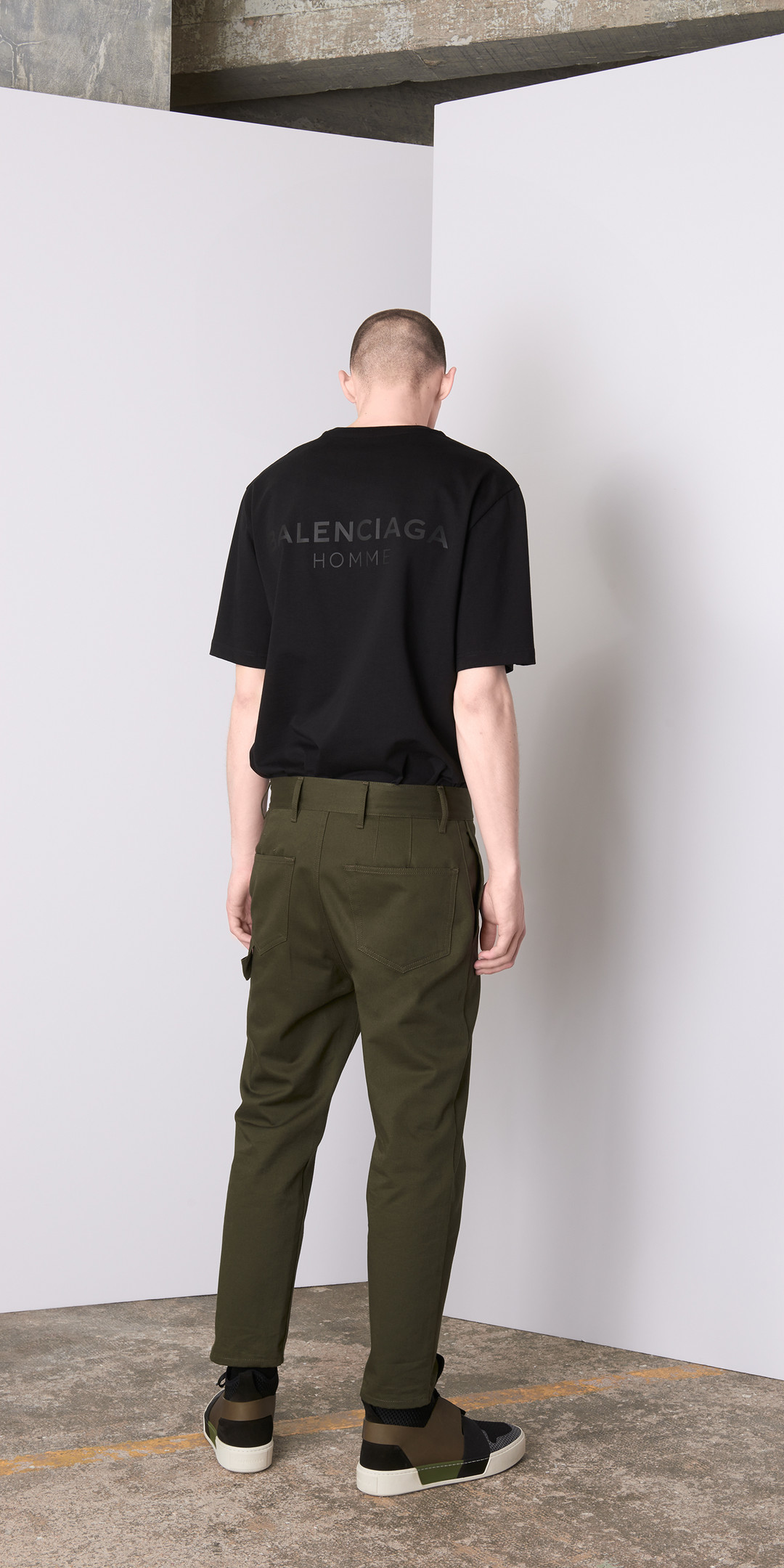 Balenciaga Cargo Pants Kaki Men's Pants