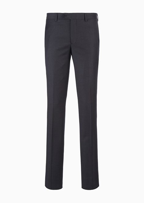 armani slim fit trousers