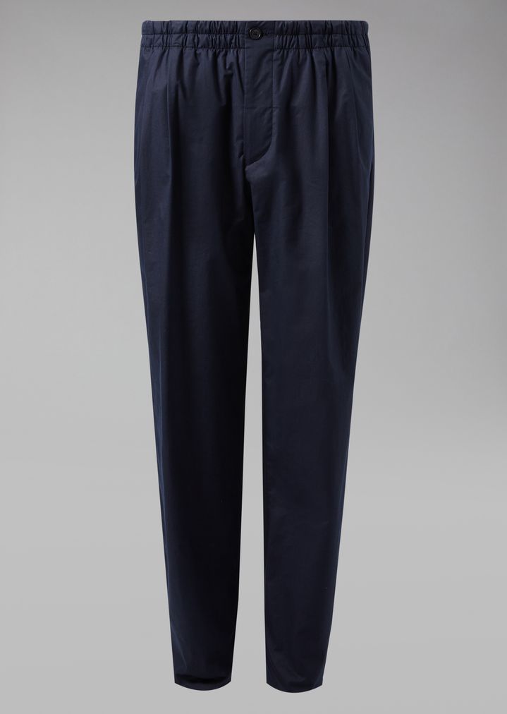 Cotton trousers with darts Cotton trousers with darts