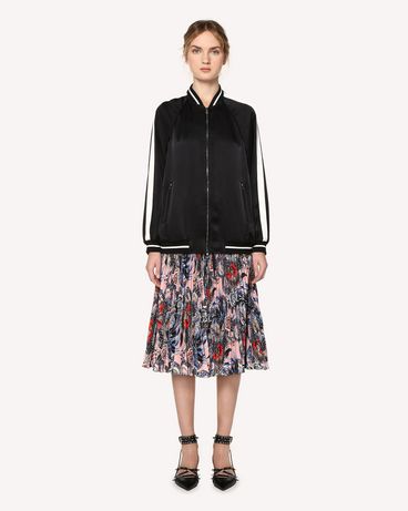 REDValentino Wild Pride printed pleated skirt