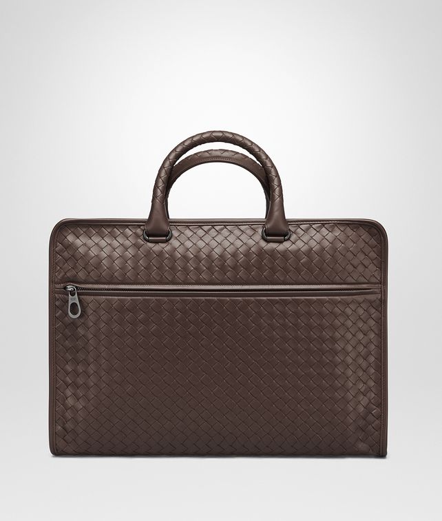 BOTTEGA VENETA MORO INTRECCIATO CALF BRIEFCASE Business bag Man fp