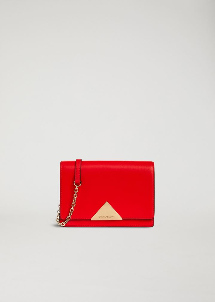 BOLSO BANDOLERA DE PIEL LISA BOLSO BANDOLERA DE PIEL LISA