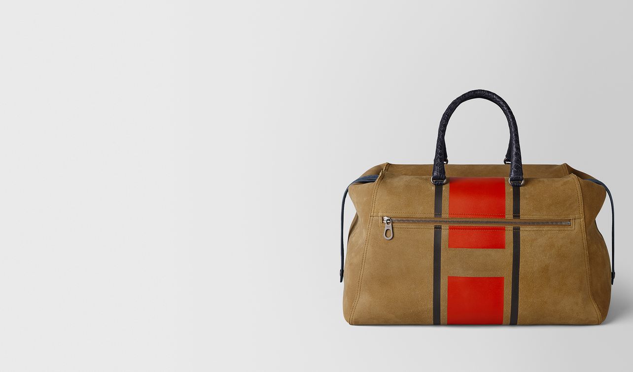 dark camel terracotta vialinea double suede duffle landing