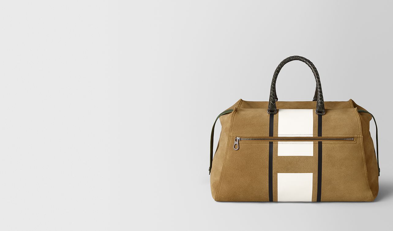 dark camel latte vialinea double suede duffle landing
