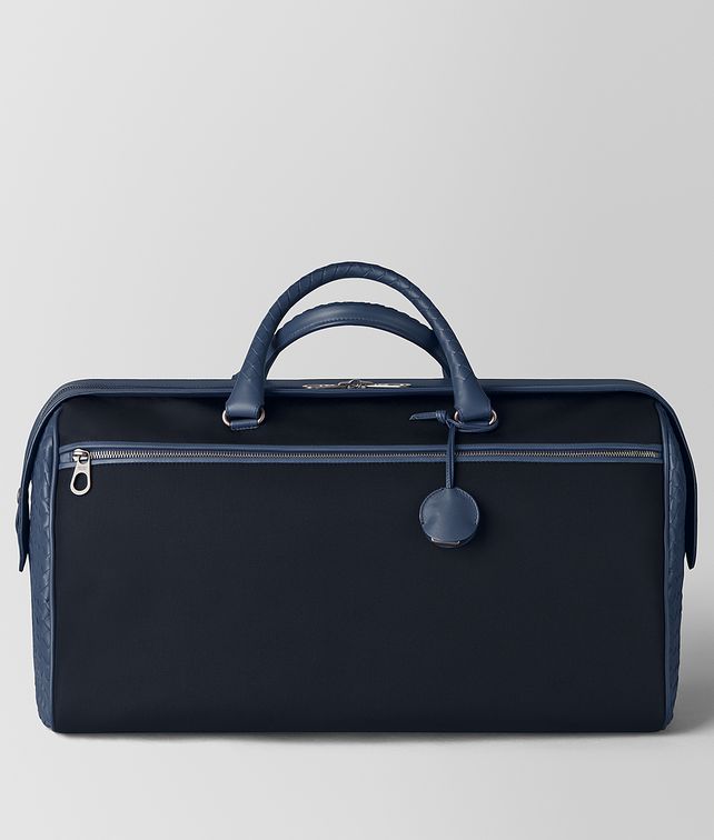 BOTTEGA VENETA TOURMALINE/PACIFIC HI-TECH CANVAS DUFFLE Travel Bags Man fp