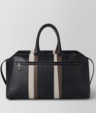 NERO NAPPA/PRECIOUS MIX STRADE DUFFLE