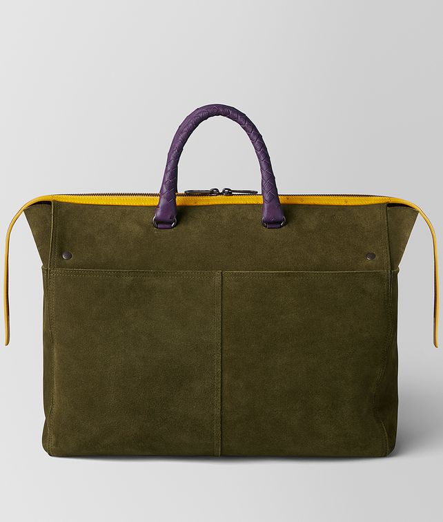 BOTTEGA VENETA MULTICOLOR DOUBLE SUEDE DAY TOTE Travel Bags Man fp