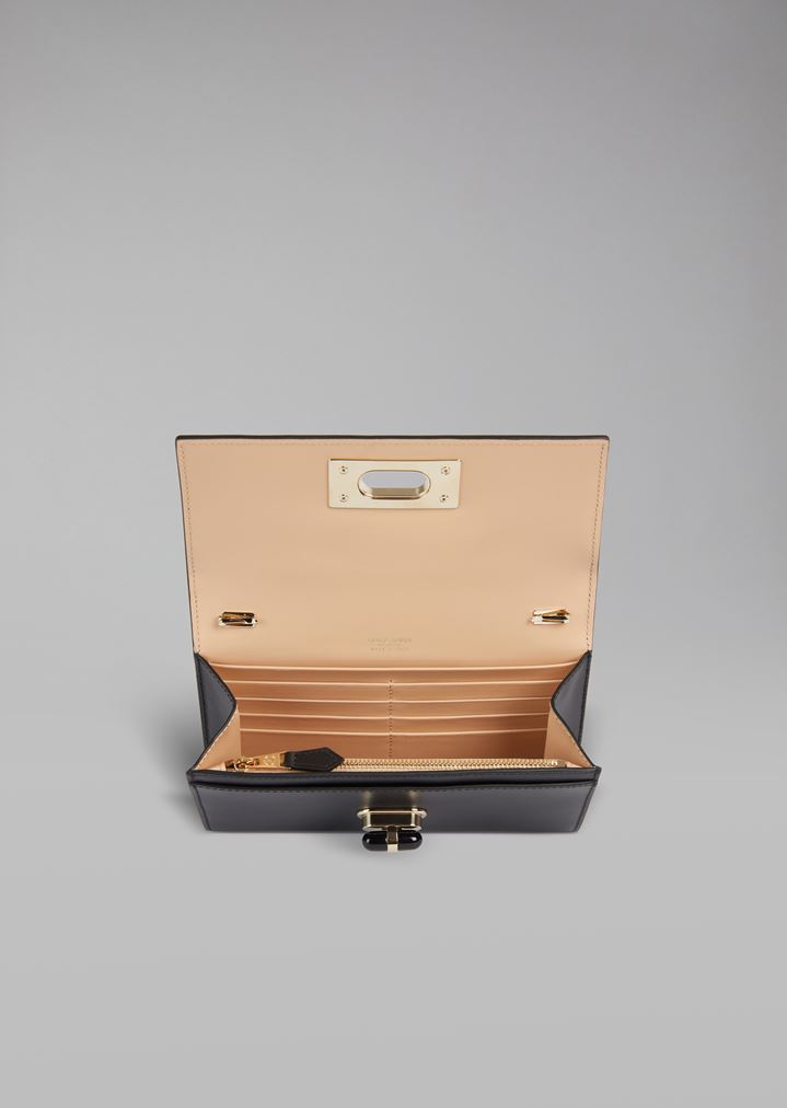 Bolso de hombro de piel lisa Bolso de hombro de piel lisa