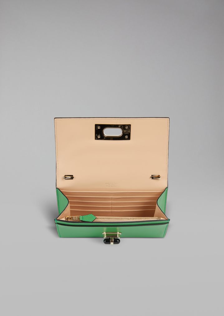 Bolso de hombro de piel lisa Bolso de hombro de piel lisa