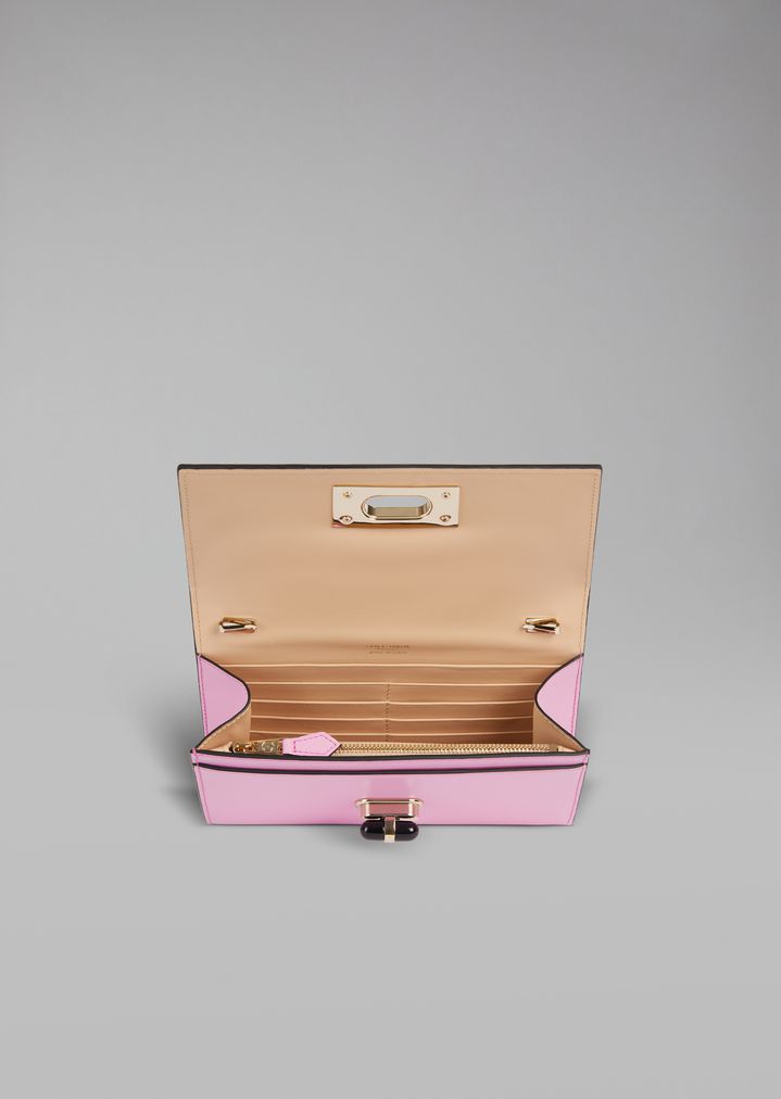 Bolso de hombro de piel lisa Bolso de hombro de piel lisa