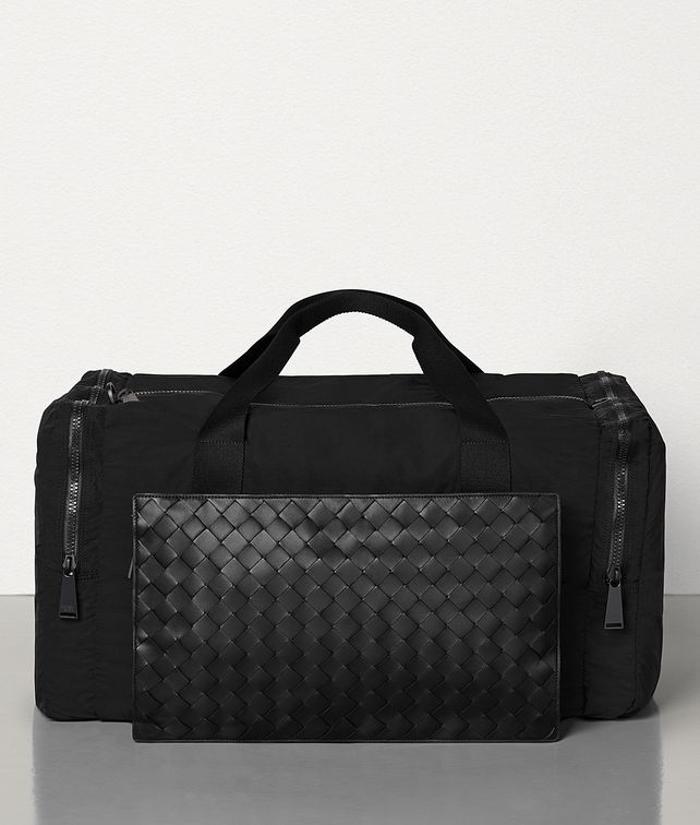 BOTTEGA VENETA MEDIUM DUFFLE IN LIGHT PAPER NYLON Travel Bag Man fp