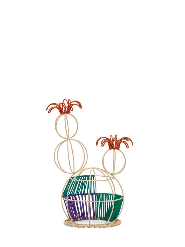 Sculpture Marni MARNI MARKET cactus sculpture with 2 flowers & multicolored base Man